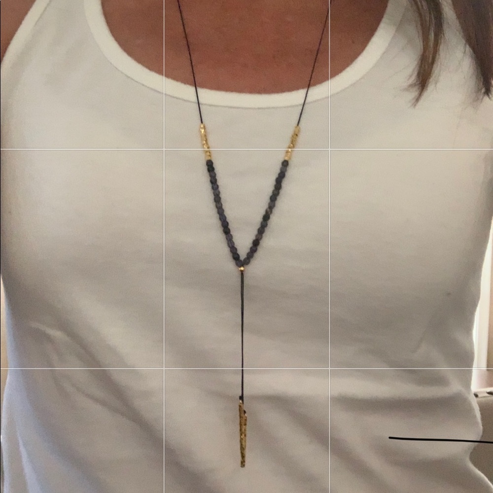 Gorjana lariat necklace - can be worn two ways!